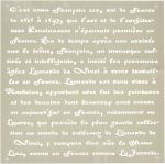 Old French Script Stencil